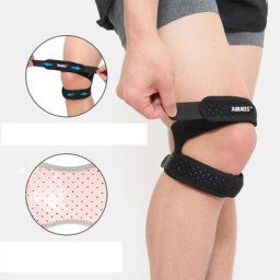Ceinture de soutien du genou à double sangle bande de pression du genou protecteur de jambe