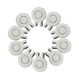 Clips magnétiques en métal pour chapeau de golf accessoires de casquette marqueur de marque de