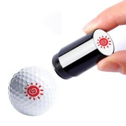 Tampon de balle de golf créatif motif floral ours soleil papillon marqueur d'encre à séchage