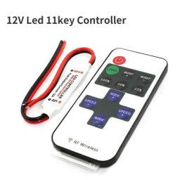 Télécommande sans fil RF pour bande lumineuse LED contrôleur de gradateur LED mémoire intelligente