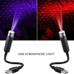 Veilleuse étoile de toit de voiture à LED romantique budgétaire lampe Galaxy USB réglable