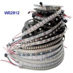 Bande led intelligente WS2812B 1m/3m/5m; 30/60/74/96/100/144 pixels/leds/m;WS2812