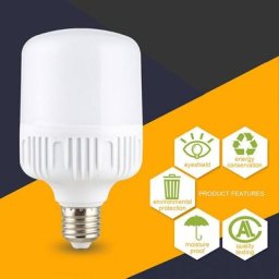 Ampoule LED E27 220V AC 4 pièces 10W 20W 30W 40W 50W pour éclairage mural intérieur et extérieur