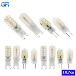 Ampoule LED G4 G9 3W 5W 7W AC 110V 220V AC/DC 12V Éclairage de Lustre Remplace la Lampe Halogène