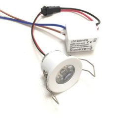 Mini Spot Lumineux LED Encastrable pour Éclairage d'Armoire 3W 12V 110V 220V pour Spectacle de