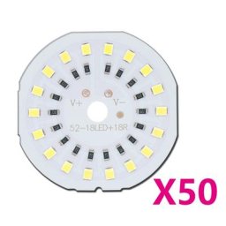 Ampoule LED pleine puissance panneau de luminosité pour led convaincu downlight blanc DC12V 6W