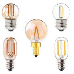 DC AC 12V 24V ampoule basse tension E27 E12 E14 ampoules à Filament Led 2200K 2700K Edison lampe Led