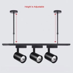 Extension de Rail d'Éclairage Télescopique 25cm à 50cm / 50cm à 100cm Standoff pour Luminaires