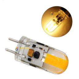 DIMMABLE-Lampes LED COB ampoule de maïs lampe blanche chaude lustre à goutte 6.35 7W AC