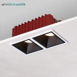 Spot Lumineux LED Encastrable Sans Éblouissement pour Plafond d'Nik Éclairage à Intensité Réglable
