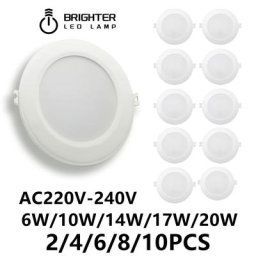 Spot lumineux LED encastrable sans stroboscope haute efficacité lumière blanche chaude ou froide