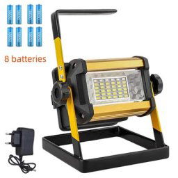 Projecteur extérieur à LED aste réflecteur portable budgétaire lampe de construction 50W
