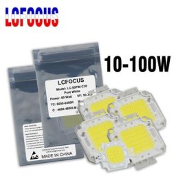 Puce LED COB haute puissance lumière chaude naturelle blanc pur pour bricolage extérieur 10W