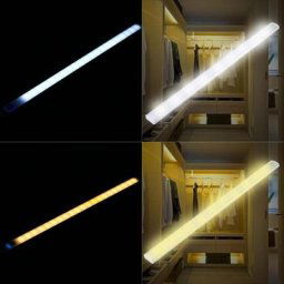 Barre lumineuse LED USB à capteur tactile 30cm 6W 21LED barre lumineuse sous étagère pour