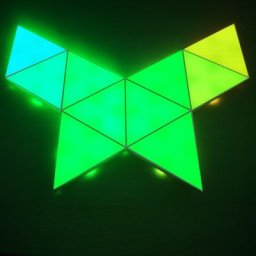 Lampes triangulaires solitaires pour chambre à coucher lampes modulaires panneau LED triangulaire