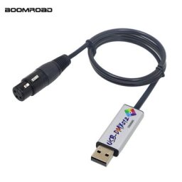 Contrôleur DMXorgFreestIB avec interface USB vers convertisseur DMX lumière d'effet de scène