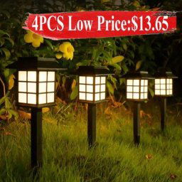 Lampe solaire LED imperméable éclairage d'extérieur luminaire décoratif de paysage idéal pour une