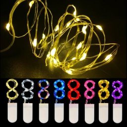 Guirxiété lumineuse LED dégradée en fil de cuivre décoration de fête de mariage décoration de