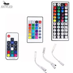 Mini contrôleur RF Led Mini17-Key/24 clés télécommande IR 44 clés pour 3528/5050