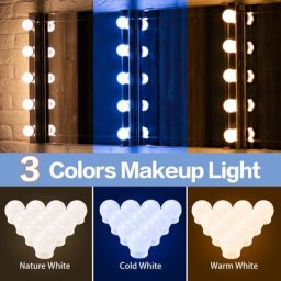 Lampe LED USB pour miroir de maquillage 5V variable ampoule pour coiffeuse cosmétique salle de