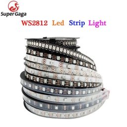 Bande lumineuse RGB Led intelligente adressable individuellement 30/60/5050 diodes/M étanche