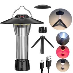 Lanterne de Camping multifonctionnelle Portable avec aimant lumière d'urgence pour tente
