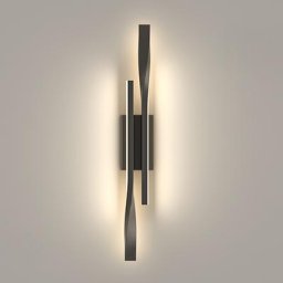 Applique Murale Créative de Luxe à Longue Bande en Frêne Luminaire Simple et Moderne de Style
