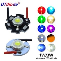Ampoules LED haute puissance avec puce filaire diodes SMD COB lumière de croissance blanc chaud