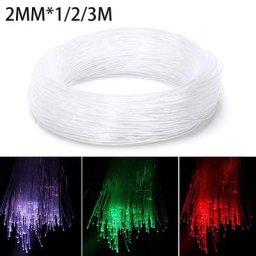 Câble en Fiber optique PMMA OSide 1/2/3 mètres bande de Fiber latérale de 2mm de diamètre pour