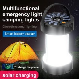 Lanterne LED étanche portable aste par USB lampe de poche de tente multifonctionnelle lampe de