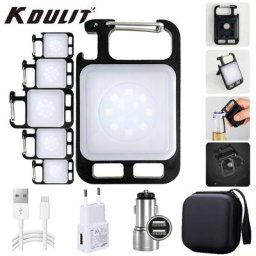 KDULIT – porte-clés multifonction Portable Rechargeable par USB batterie intégrée Mini