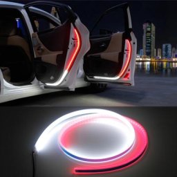 Lumière d'avertissement de porte de voiture 47 pouces lumières LED flexibles bande d'avertissement