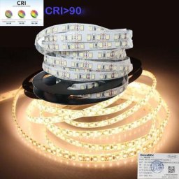 Circuit imprimé blanc avec une largeur de 8mm nouveau CRI 90 + 2835 DC 12V 24V 1m 2m expédition