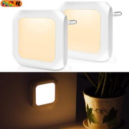 Lampe LED intelligente avec détecteur de mouvement prise US/EU/UK luminaire décoratif d'intérieur