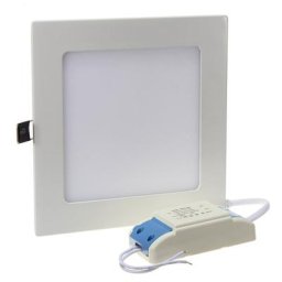 Plafonnier encastré carré ultramince de 25 watts design à intensité réglable idéal pour un plafond