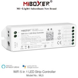 ATA Boxer WL5-Contrôleur de bande LED Wi-Fi 5 en 1 couleur unique CCT RGB RGBW RGB + CCT