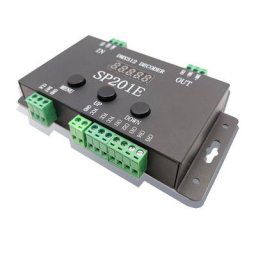 Décodeur Pixel RGB IC SP201E DMX512 Signal SPI adressable à 5 canaux pour WS2812B WS2811