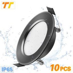 Spot lumineux Led imperméable de couleur noire 5/7/9/12/15W 220/230V luminaire d'intérieur à