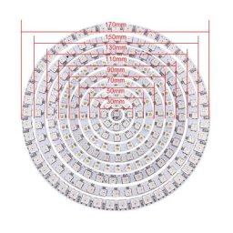 Bandes Lumineuses LED WS2812B RGB 5V 30cm 50mm 60mm 70mm 90mm 110mm 150mm 170mm Ampoule de