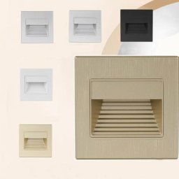 Applique murale LED encastrée avec détecteur de mouvement par Radar luminaire de Type 86 idéal
