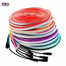 Bande lumineuse LED en néon SMD 2835 étanche Flexible pour la décoration de la maison blanc