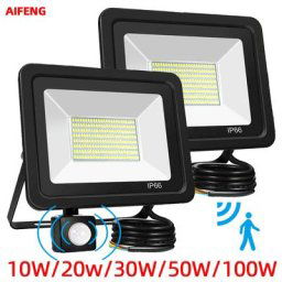Projecteur LED avec détecteur de mouvement PIR applique murale extérieure à induction lampe