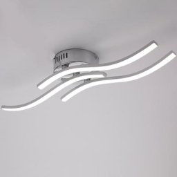 Plafonnier LED en Aluminium en forme de vague design moderne éclairage d'intérieur luminaire