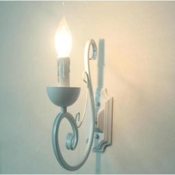 Applique Murale Vintage en Métal et Fer Blanc Luminaire Décoratif d'Nik Idéal pour une Chambre à