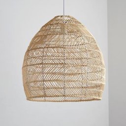 Lampe Suspendue en Rotin Tissé à la Main de Style Chinois Luminaire Décoratif d'Nik Idéal pour un