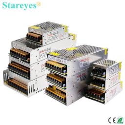 1 pièce alimentation adaptateur d'alimentation AC100-240V à DC12V 24V l'autorisation pipeline 3A 5A