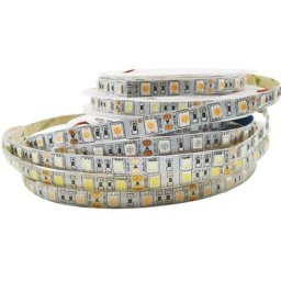 Bande lumineuse Flexible à diodes 5m 60Led/m rvb blanc blanc chaud rouge vert bleu jaune