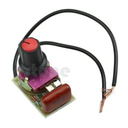 Variateur de vitesse 100W avec interrupteur Module de régulation de vitesse Kit de bricolage pour