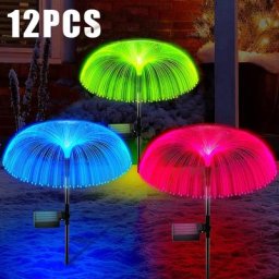 Lampe LED solaire imperméable pour l'extérieur luminaire décoratif de paysage de méduses idéal