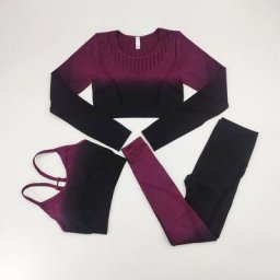 Ensembles de yoga sans couture pour femmes soutien-gorge d'entraînement dos beauté sport taille